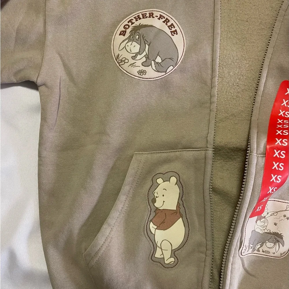 Disney Tan Winnie the Pooh and Eeyore Jacket - Picture 10 of 11